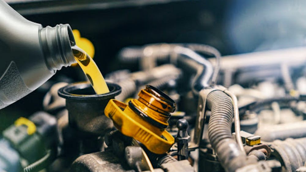 Mobile Oil Change on Honda Civic in Las Vegas